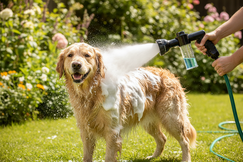 Dog Shower & Garden Sprinkler