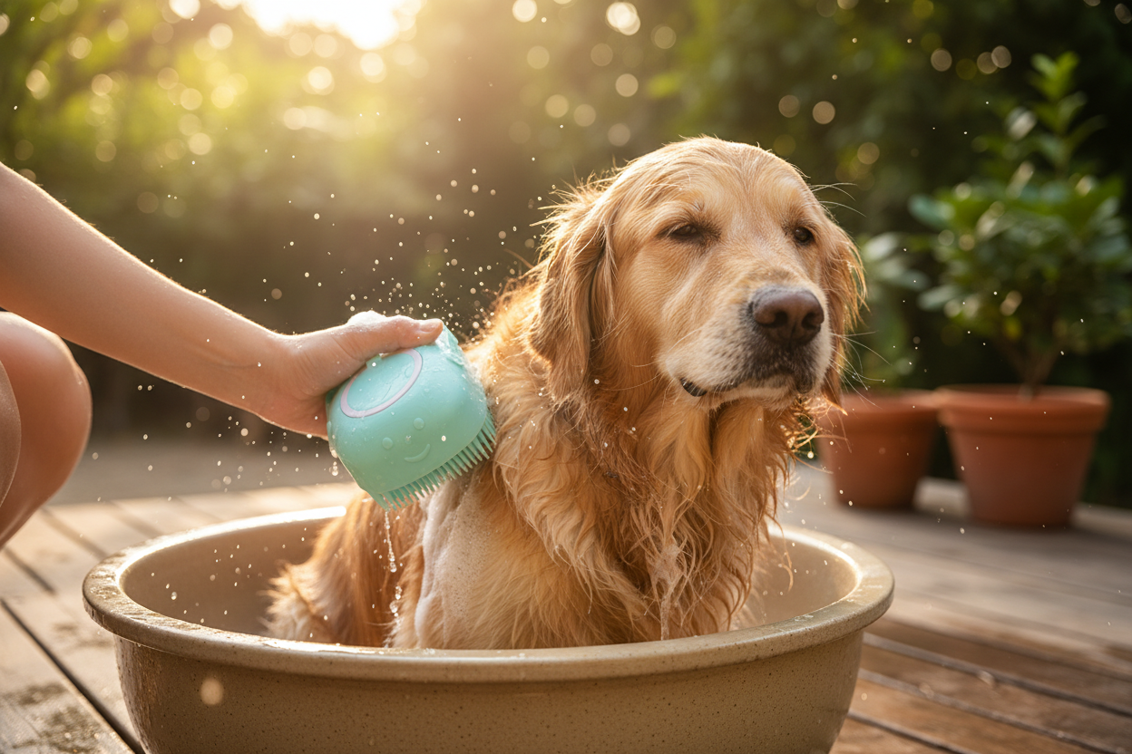 Pet Bath Scrubber